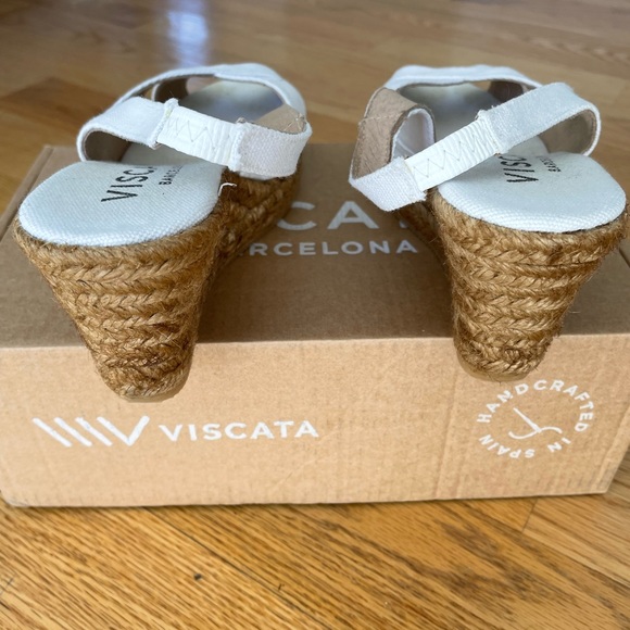 Calella Canvas Slingback Wedges - Picture 7 of 8